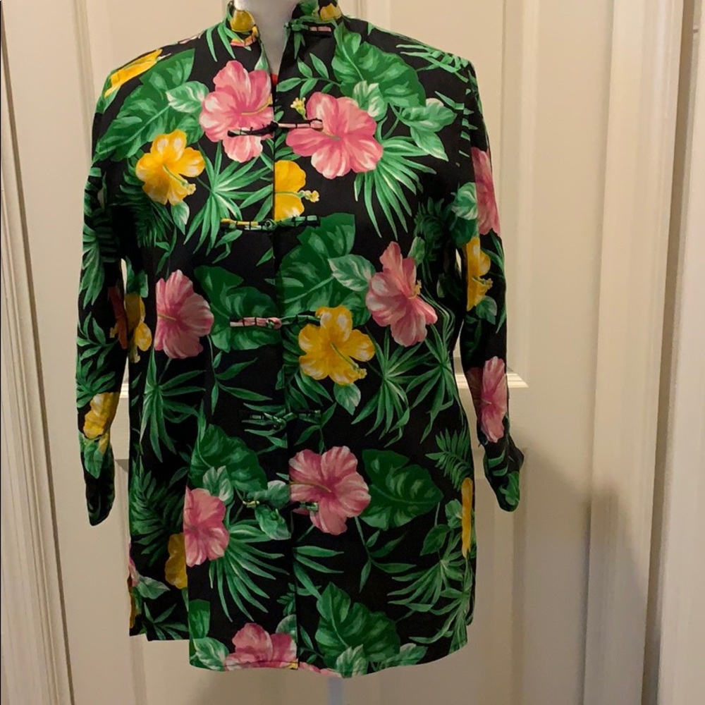 💥Ralph Lauren Island Print Top- Size M💥